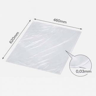 Plastark LDPE klar 460x620x0,03mm 2000stk/pak