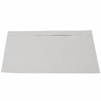Følgeseddellomme i genbrugsplast u/tryk 115x95mm 1000stk/kar Plast40/Plast20/Papir48