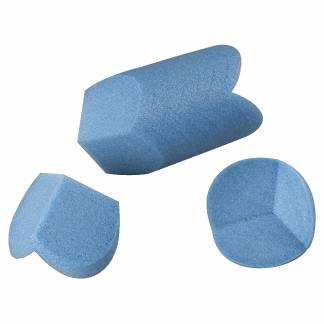 PE-profiler 10mm hjørne 100x100x100mm blå 1680stk/kar