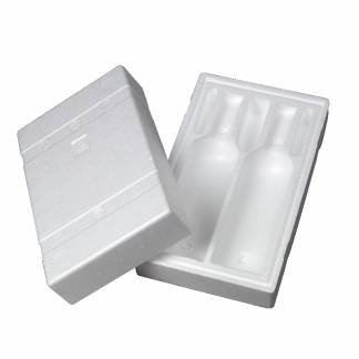 Vinemballage polystyrol 2002 Universal 2stk 36stk/pak