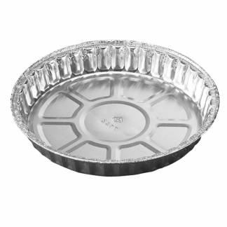 Foliebakke, Plus Pack, Rund kapacitet 450, &Oslash; 166, h&oslash;jde 22 aluminium, aluminium, pakke a 125 stk 1-C