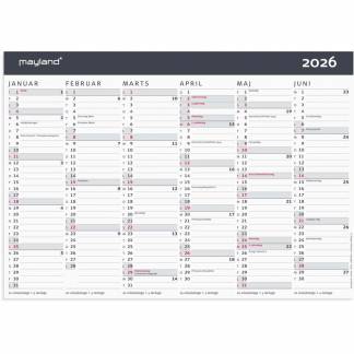 Kontorkalender Moderne A4 2026