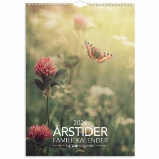 Familiekalender &Aring;rstider A3 2026