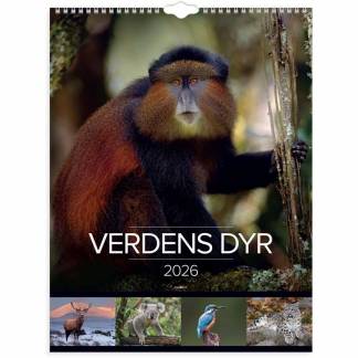 V&aelig;gkalender Verdens dyr 2026