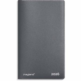 Index Planner mini m&oslash;rkegr&aring; PP-plast 2026