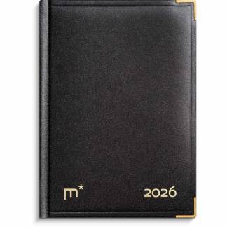 &Aring;rbog dagkalender sort kunstskind indbundet 2026