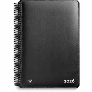 Diplomat ugekalender m/spiral sort kunstskind 2026