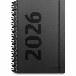 A6 ugekalender h&oslash;jformat matsort genbrugskarton 2026