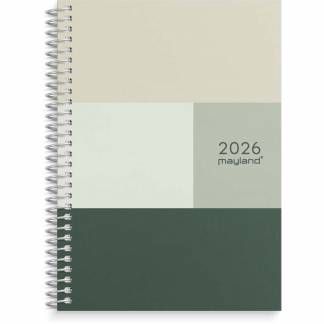 A6 ugekalender tv&aelig;rformat tekstilpr&aelig;g 2026