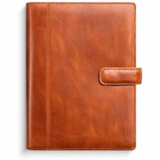 System PP ugekalender h&oslash;jformat brun skind 2026