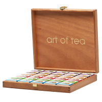 Art Of Tea tekasse i træ