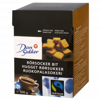 Hugget Rørsukker Fairtrade