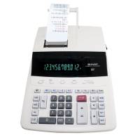 Sharp CS-2635RHGYSE Bordregnemaskine Bordregnemaskine med strimmel. Hurtig farvebåndsprinter 4,8 linjer/sekund. Direkte taster til valutaomregning og et ekstra stort display.