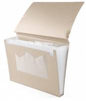 Wera Hjemmearkiv A4 PP 13 Lommer Beige 52% GRS Wera Hjemmearkiv A4 med 13 lommer er fremstillet af 52 % genanvendt GRS-certificeret plast. Den beskytter og organiserer vigtige dokumenter, mens indeksfanerne g&oslash;r det nemt at sortere og finde de rigtige papi