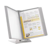 SuperioR Bord Display A4 till 30 Lommer Grå SuperioR bord display giver let adgang til information overalt i virksomheden – på kontoret, lageret, i produktionen og i butikken eller supermarkedet.