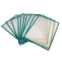 Quickload Lommer A4 5st Grøn A4 QuickLoad lommer med dobbeltsidet QuickLoad åbning, som gør det let at udskifte dokumenter. Lommen er fremstillet af 100% miljøvenligt PP plastik.