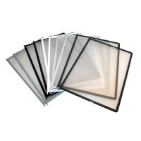 Quickload Lommer A4 10st Grå A4 QuickLoad lommer med dobbeltsidet QuickLoad åbning, som gør det let at udskifte dokumenter. Lommen er fremstillet af 100% miljøvenligt PP plastik.