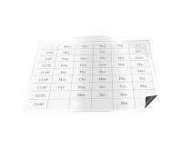 Magnetlomme  Easy A4 5 Pakke Den magnetiske lomme beskytter mod støv og slid. Den tosidede lommeåbning gør det nemt at ændre og opdatere information.