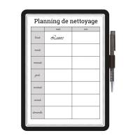 Magneto Ramme Selvklæbende Flytbar Memo A4x1, Sort Magneto Memo er en  to-sidet displayramme med en åben forside, så der kan skrives direkte på papiret. Selvklæbende og flytbar.