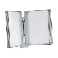 Design Line Lommer PP A4 5st Grå Med kombinationen af en forstærket ståltrådsramme og et enkelt og innovativt fastgørelsessystem tilbyder disse lommer både stabilitet og fleksibilitet.