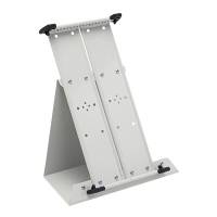 Bordfod med Holder A4x20 Grå Byg dit eget displaysystem med dette tomme bordmodul til displaylommer..