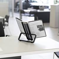 Tarifold Bord Display VEO 10 Lommer A4 Sort Med sit skarpe designsprog, materialer af h&oslash;j kvalitet og 10 &aring;rs garanti er VEO premium produkter, n&aring;r det g&aelig;lder pr&aelig;sentation, beskyttelse og organisering af dokumenter