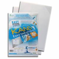 Kang Selvklæbende Skiltelomme A3 2 Pakke Det er nemt at dele information med disse selvklæbende lommer. Kan sættes på næsten alle jævne overflader, selv i butiksvinduer!