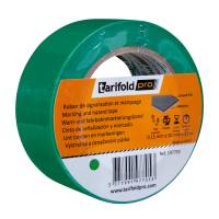 Markeringstape 33mx50mm Grøn Advarselstape er en enkel og god løsning, der sikrer en tydelig, sikker og holdbar gulvmærkning indendørs. Optimal synlighed takket være farver med høj kontrast.