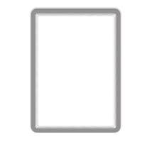 Magneto Ramme Selvklæbende Flytbar A4x2 Sølv A4 selvklæbende flytbar ramme. Enkel og synlig måde at dele information.