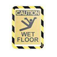 Magneto Ramme SOLO A3x2, Sort/Gul MAGNETO.DISPLAYRAMMERIdeel til skiltning, sikkerhedsinformation, evakueringsskemaer, generel information, advarsler, farezone, redningsplan osv.