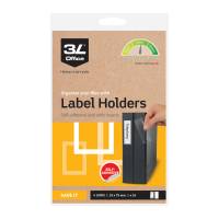 3L Etiketlommer 19x75mm 16 Pack Sj&auml;lvh&auml;ftande etiketth&aring;llare med bra h&auml;ftf&ouml;rm&aring;ga som h&aring;ller l&auml;nge. Tillverkad i Danmark.
