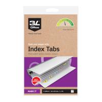 Indeksfaner  25x12 72 stk. Assorterede Farver Permanente indeksfaner i slidstærkt polyester med langtidsholdbart klæbemiddel. I forskellige farver (blå, rød, gul, grøn).