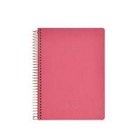 KOZO Notesbog A5 Premium Guava Pink KOZO Premium notesbog er absolut en af de flotteste notebooks p&aring; markedet. Med sit h&aring;rde omslag, d&aelig;kket af h&oslash;jkvalitets 100% bomuldsl&aelig;rred, er den perfekt at skrive i, selv n&aring;r du har den liggende p&aring; sk&oslash;det eller st&aring;end
