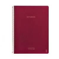 KOZO Notesbog A4 Premium Berry KOZO Premium notesbog er absolut en af de flotteste notebooks p&aring; markedet. Det cremefarvede 100g FSC-papir giver en luksuri&oslash;s f&oslash;lelse og forhindrer bl&aelig;k i at tr&aelig;nge igennem til n&aelig;ste side.