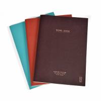 KOZO Notesbog A5 3 Pakke Coffee Bric Steel Blue KOZO tyndere notesbog A5 med omslag i trendy farver. Passer godt til KOZO penalhus og andre produkter i sortimentet.