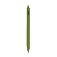 KOZO Kuglepen Sort Bl&aelig;k Olive Green KOZO kuglepen er en minimalistisk pen med mat soft-touch overflade, sort bl&aelig;k og 0,7 mm spids. Perfekt match til din KOZO notesbog i samme farve.