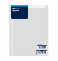 Filofax A5 Plastlomme Med Top&aring;bning Opbevar l&oslash;se dokumenter, fotos eller tilbeh&oslash;r i denne gennemsigtige kuvert med &aring;bning i toppen. Perfekt til ekstra opbevaring i din Filofax A5 systemkalenderen.