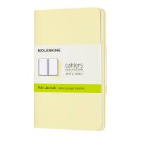 Cahier Journal Blank Pocket Gul 3-Pak Moleskine Cahier Journals er flotte letvægts notesbøger. Sælges altid i 3-pak og findes i flere forskellige størrelser, farver og layout.
