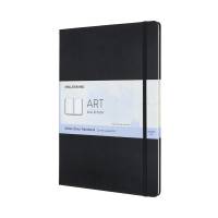 Art Watercolor Album Sort A4 Hele Moleskine ART serien kendetegnes ved samme stilrene design som de traditionelle 'Moleskine notebooks', men tilpasset en konstners behov.