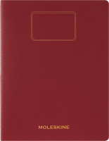 Student Cahier Linjeret XXL Rød Moleskine Student Cahier Journals er stilfulde letvægtsbøger med en indvendig lomme til løse noter.