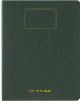Student Cahier Linjeret XXL Myrtle Green Moleskine Student Cahier Journals er stilfulde letvægtsbøger med en indvendig lomme til løse noter.