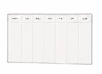 Wera Whiteboard Ugetavle Aluminiumsramme 30x90cm En praktisk ugeplanl&aelig;gger til f&aelig;lles planl&aelig;gning. Perfekt til hjemmet, kontoret eller familien.