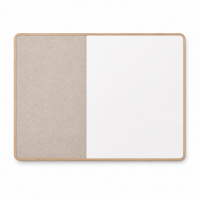Wera Hybrid Filttavle & Whiteboard 60x90cm Sand Wera Soft Hybrid Board 60x90 er en stilfuld hybridtavle med whiteboard og tr&aelig;ramme, der forener funktionalitet og design. Den er perfekt til notater og planl&aelig;gning.