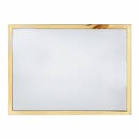 Whiteboard Træramme 40x60cm Magnetisk tavle med hvid laseret metaloverflade og stilfuld træramme. Mål 40x60cm