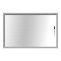 Planlægningstavle Magnetisk 60x90cm Sølv Planlægningstavle 60x90cm med sølvramme, med magnet. Fungerer godt med almindelige WB-penne.