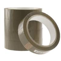 Pakketape 66mx38mm Brun PP Pakningstape brun 66 meter x 38 mm. Tapen har god temperaturbestandighed.