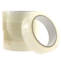 Pakketape 66mx38mm Transparent PP Pakningstape, gennemsigtig, 66 m x 38 mm. Tapen har god temperaturbestandighed.
