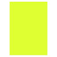Karton 50x70 260 Gram 10 Ark Neongul Farvet skiltekarton på hvid kartonbase lakeret med neonfarver.