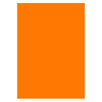 Karton 50x70 260 Gram 10 Ark Neon Orange Farvet skiltekarton på hvid kartonbase lakeret med neonfarver.