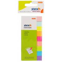 Indeksfaner 9st 50x12 50 Blad Assorterat Selvklæbende indeksfaner, der hæfter overalt igen og igen uden at beskadige underlaget.